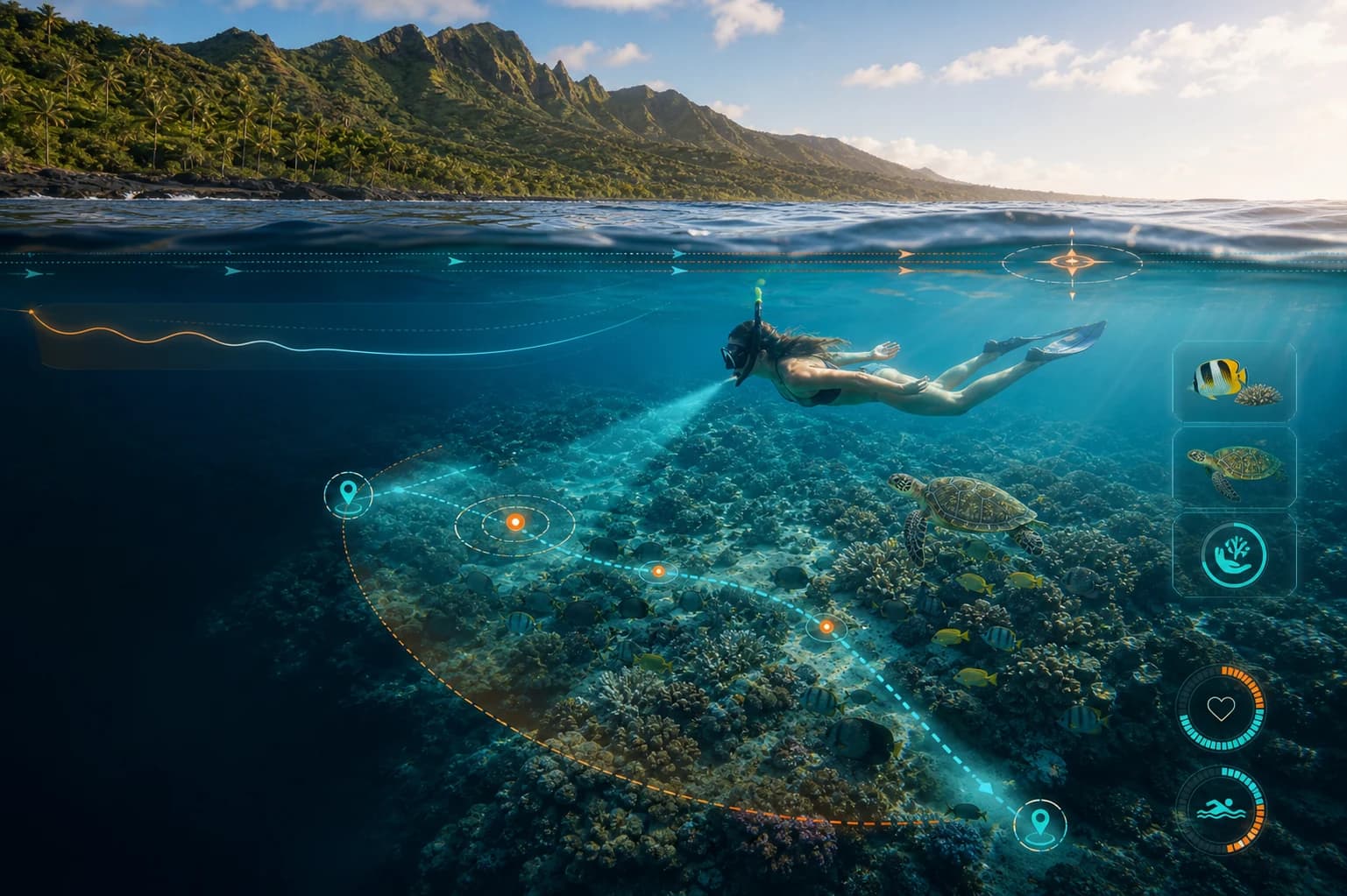 Snorkeler's Adventure Pack visual guide